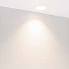 Светильник MS-FLOW-BUILT-R85-12W Day4000 (WH, 15 deg, 230V) (Arlight, IP20 Металл, 5 лет) Lednikoff