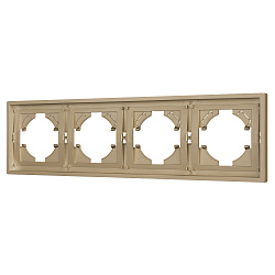 Рамка пластиковая FRM-TENDO-SFPL-4-GD (Arlight, Матовый песочный)