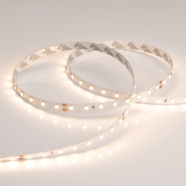Светодиодная лента RT-A80-8mm 24V Warm2700 (6 W/m, IP20, 2835, 50m) (Arlight, 6 Вт/м, IP20) Lednikoff