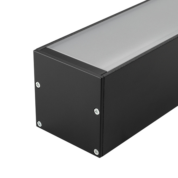 Профиль с экраном SL-LINE-5050-2500 BLACK+OPAL (Arlight, Алюминий) Lednikoff