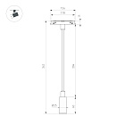Светильник MAG-ORIENT-SPOT-FLEX-R25-3W Warm3000 (BK, 24 deg, 48V) (Arlight, IP20 Металл, 5 лет)