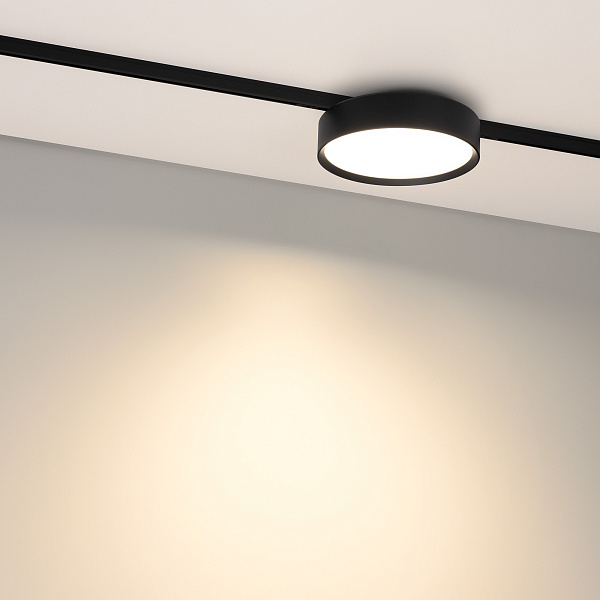 Светильник MAG-MICROCOSM-RONDO-R150-15W Warm3000 (BK, 90 deg, 24V) (Arlight, IP20 Металл, 5 лет)