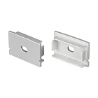 Заглушка LINE-3020 SILVER с отверстием (Arlight, Пластик) Lednikoff