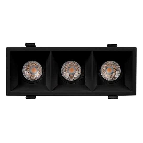 Светильник MS-FLOW-BUILT-S230x85-3x12W Warm3000 (BK, 38 deg, 230V) (Arlight, IP20 Металл, 5 лет) Lednikoff