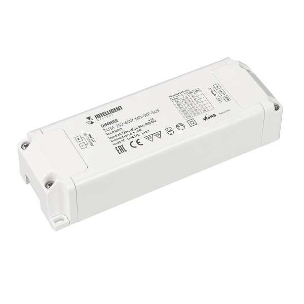 INTELLIGENT ARLIGHT Диммер TUYA-202-40W-MIX-WF-SUF (230V, 433MHz, 700-1200mA) (IARL, -) Lednikoff