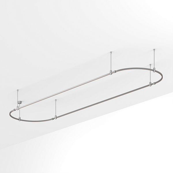 Основание ART-APRIORI-OVAL-ROD-400-4000x1000 (TN) (Arlight, IP20 Металл, 3 года)