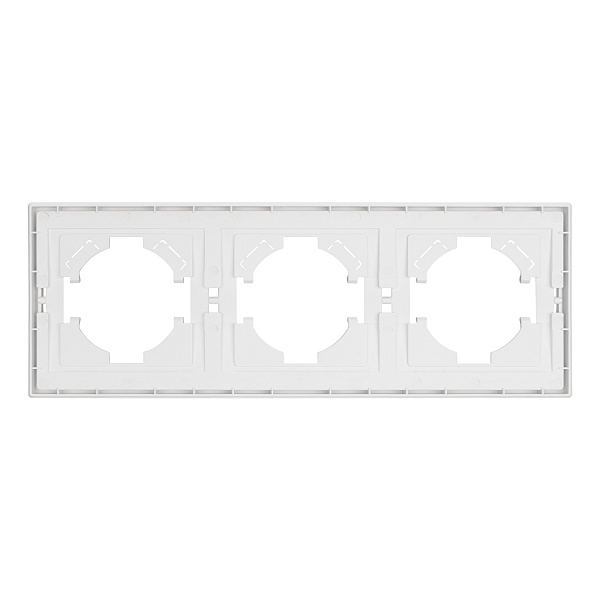 Рамка пластиковая FRM-TENDO-PL-3-WH (Arlight, Белый) Lednikoff