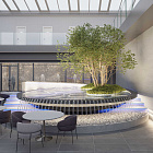 Светодиодная лента герметичная MOONLIGHT-TOP-A140-16x15mm 24V Day5000 (9.6 W/m, IP65, 2835, 5m, wire x1) (Arlight, Вывод вниз, 3 года)