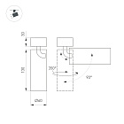 Светильник SP-GABI-SURFACE-FLAP-R60-12W Day4000 (WH, 60 deg, 230V) (Arlight, IP40 Металл, 5 лет) Lednikoff