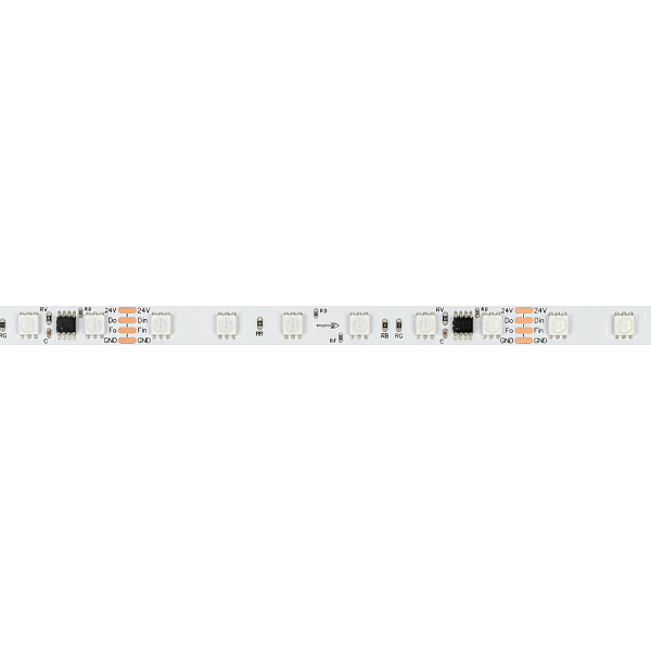 Светодиодная лента SPI-B60-10mm 24V RGB-PX6-BPT (12 W/m, IP20, 5060, 5m) (Arlight, бегущий огонь) Lednikoff