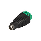 Коннектор Terminal-MONO-2pin-F (Jack 5.5) (Arlight, Пластик) Lednikoff
