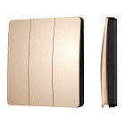 INTELLIGENT ARLIGHT Кнопочная панель KINETIC-801-22-3G-WP-SUF Gold (No battery, IP67, 433Mhz) (IARL, IP67 Пластик, 3 года) Lednikoff