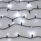 Светодиодная гирлянда ARD-STRING-CLASSIC-1000-BLACK-100LED-PULSE White (230V, 7W) (Ardecoled, IP65) Lednikoff
