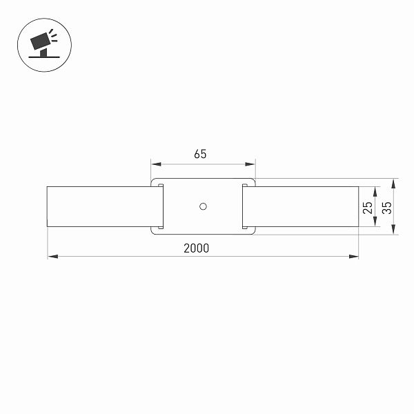 Основание для светильника ALT-BELT-1-2000 (BK) (Arlight, Металл) Lednikoff