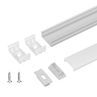 Профиль с экраном ARH-WIDE-H10-2000 ANOD+OPAL (Arlight, Алюминий) Lednikoff