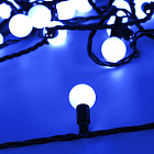 Светодиодная гирлянда ARD-BALL-CLASSIC-D23-20000-BLACK-160LED BLUE (230V, 7W) (Ardecoled, IP65) Lednikoff