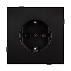 Механизм электрической розетки SCT-TENDO-MEU1-PL-BK (230V, 16A) (Arlight, Черный) Lednikoff