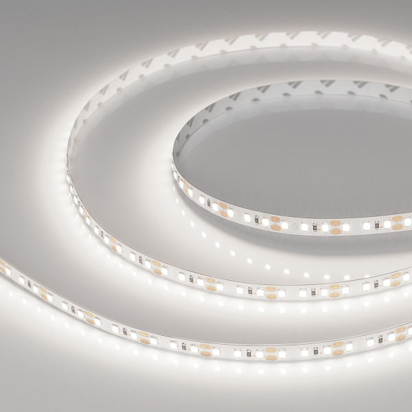 Светодиодная лента RT-A120-8mm 12V Day5000 (9.6 W/m, IP20, 5m) (Arlight, Открытый) Lednikoff