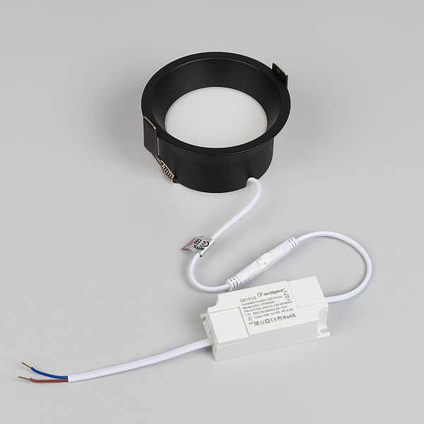 Светильник MS-BREEZE-BUILT-R104-12W Warm3000 (BK, 85 deg, 230V) (Arlight, IP20 Металл, 3 года) Lednikoff