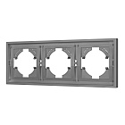 Рамка пластиковая FRM-TENDO-PL-3-GR (Arlight, Графитовый) Lednikoff
