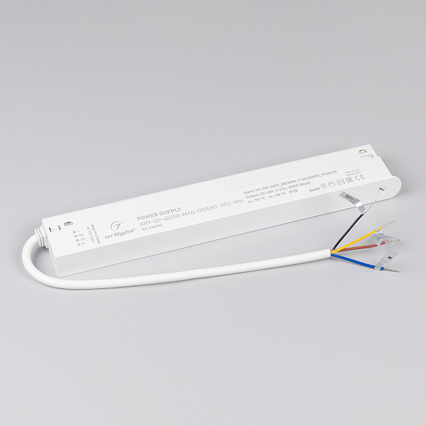 Блок питания ARV-SP-48250-MAG-ORIENT-PFC-WH (48V, 5.21A, 250W) (Arlight, IP20 Пластик, 5 лет) Lednikoff