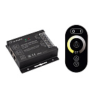 Контроллер ARL-4022-OVAL-MIX Black (12-24V, 2x10A, ПДУ, RF) (Arlight, IP20 Металл, 3 года) Lednikoff