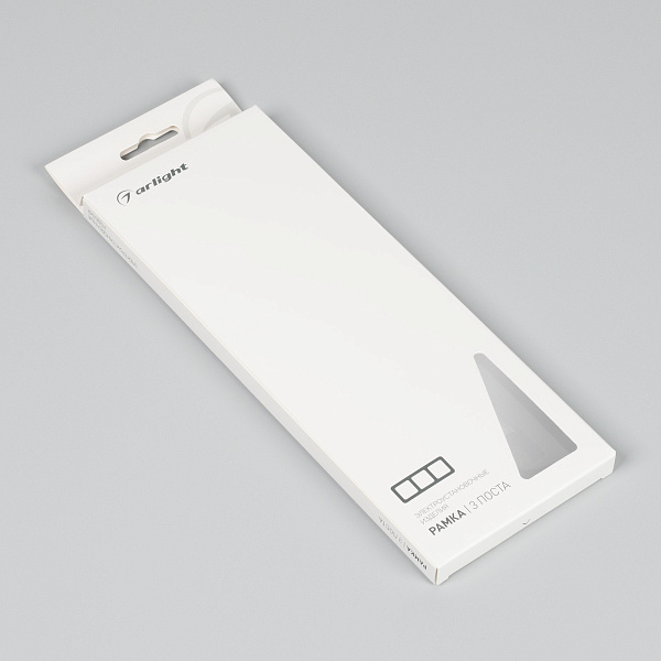 Рамка стеклянная FRM-OMALI-GS-3-BK (Arlight, -) Lednikoff