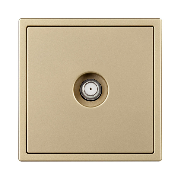 Механизм спутниковой розетки SCT-NOBE-MST1-SFPL-GD (SAT) (Arlight, Золотой песок) Lednikoff