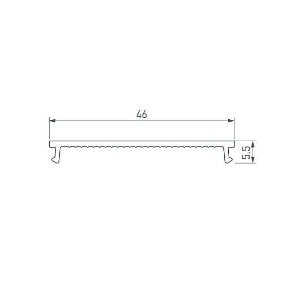 Экран SL-LINE-5060-2000 Frost (Arlight, Пластик) Lednikoff