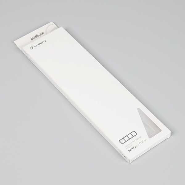 Рамка пластиковая FRM-PERIO-PL-4-BK (Arlight, -) Lednikoff