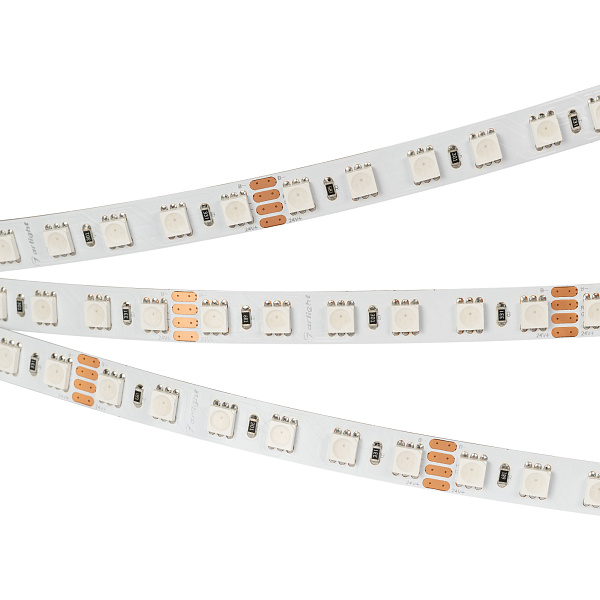 Светодиодная лента RT-B84-10mm 24V RGB (21 W/m, IP20, 5060, 5m) (Arlight, Открытый) Lednikoff