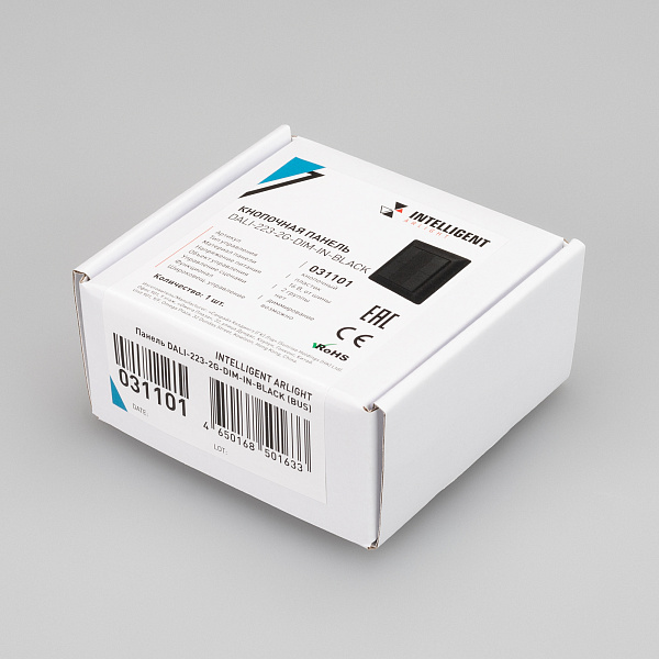 INTELLIGENT ARLIGHT Панель DALI-223-2G-DIM-IN-BLACK (BUS) (IARL, -) Lednikoff