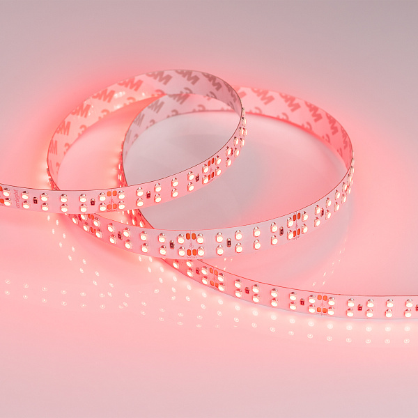 Светодиодная лента RT 2-5000 24V Red 2x2 (3528, 1200 LED, LUX) (Arlight, 19.2 Вт/м, IP20) Lednikoff