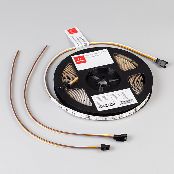 Светодиодная лента SPI-H84-8mm 24V RGBW-Day-PX6 (22 W/m, IP20, 4040, 5m) (Arlight, -) Lednikoff