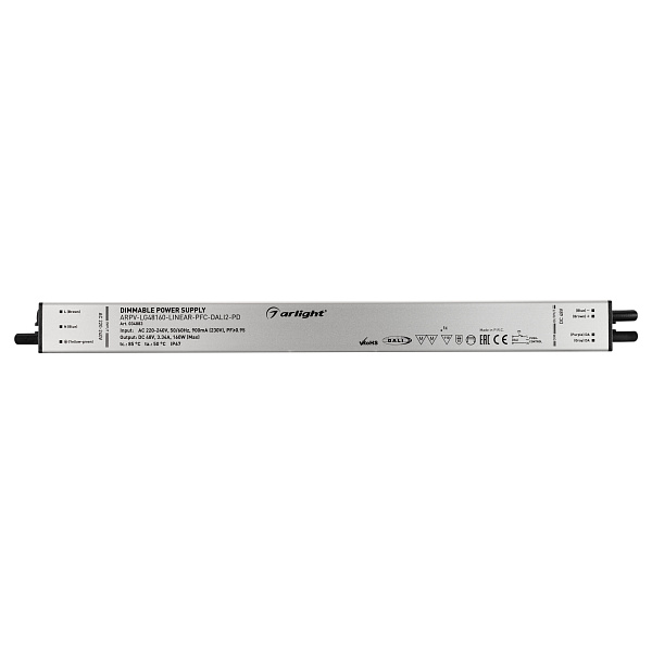 Блок питания ARPV-LG48160-LINEAR-PFC-DALI2-PD (48V, 3.34A, 160W) (Arlight, IP67 Металл, 5 лет) Lednikoff