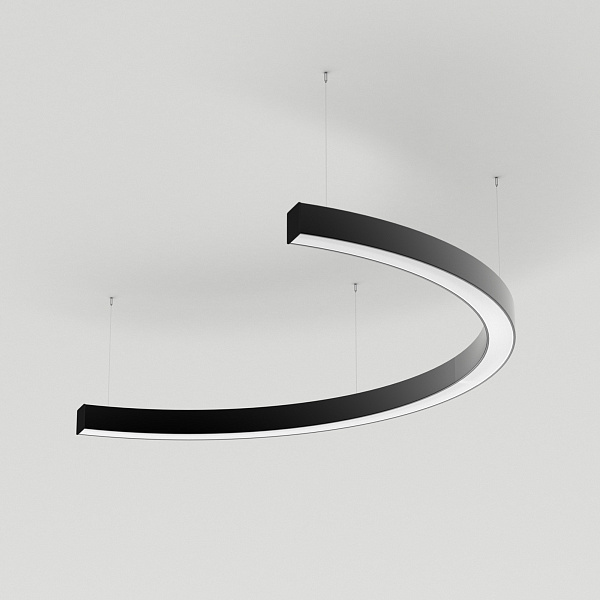 Светильник SP-LINE-HANG-ARC-C3535-D800-34W Day4000 (BLACK, 230V) (Arlight, Металл) Lednikoff