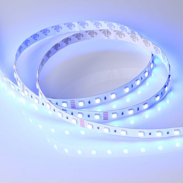 Светодиодная лента RT-B60-12mm 24V RGBW-Warm-4-in-1 (19.2 W/m, IP20, 5060, 5m) (Arlight, Открытый) Lednikoff