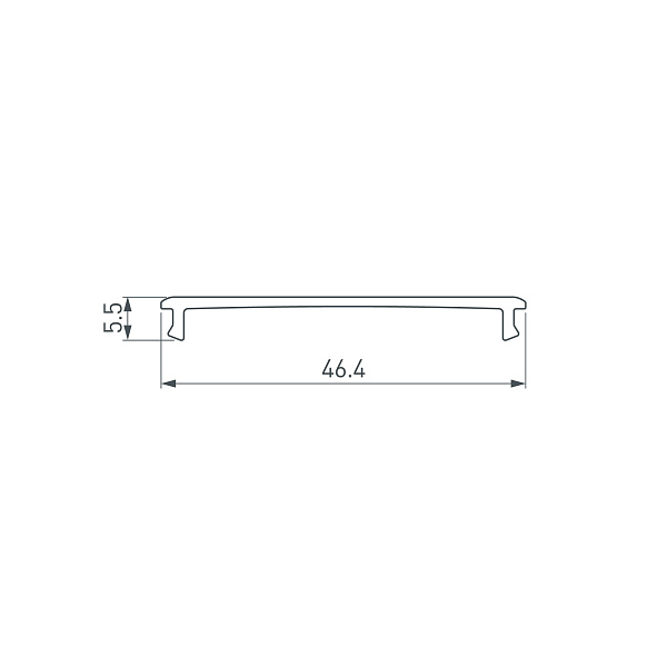 Экран ARH-POWER-W90-2000 OPAL (Arlight, Пластик) Lednikoff