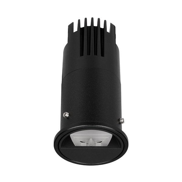 Светильник встраиваемый DL-VEILA-R39-6W Warm3000 (Черный RAL9005, A44x46 deg, 230V) (Arlight, IP20 Металл, 5 лет) Lednikoff