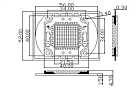 Мощный светодиод ARPL-100W-EPA-5060-WW (3500mA) (Arlight, -) Lednikoff