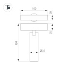 Светильник MAG-SPOT-25-R90-9W Day4000 (BK-GD, 30 deg, 24V) (Arlight, IP20 Металл, 5 лет) Lednikoff