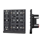 INTELLIGENT ARLIGHT Механизм панели KNX-303-22-IN Black (Bus) (IARL, IP20 Пластик, 2 года) Lednikoff