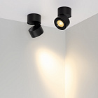 Светильник SP-POINT-SURFACE-R85-12W Warm3200-MIX (BK, 36 deg, 230V) (Arlight, IP20 Металл, 5 лет) Lednikoff