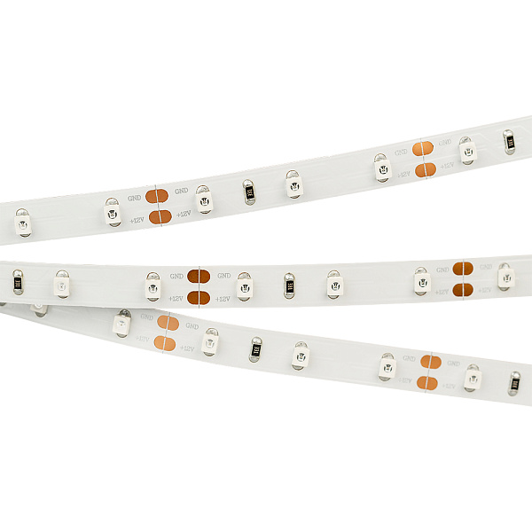 Светодиодная лента RT 2-5000 12V Red (3528, 300 LED, LUX) (Arlight, 4.8 Вт/м, IP20) Lednikoff