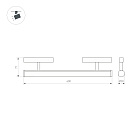 Светильник MAG-ORIENT-TUBE-CORNER-L600-20W Warm3000 (BK, 180 deg, 48V) (Arlight, IP20 Металл, 5 лет)