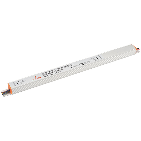Блок питания ARV-24036-LONG-D (24V, 1.5A, 36W) (Arlight, IP20 Металл, 2 года) Lednikoff