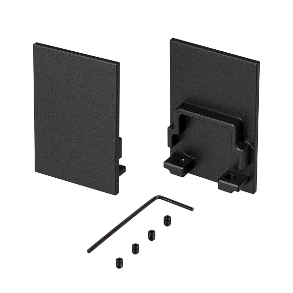 Заглушка SL-COMFORT-3551 BLACK глухая (Arlight, Металл) Lednikoff