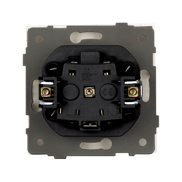 Механизм розетки влагозащищённый SCT-TENDO-MCP-SFPL-GD (230V, 16A) (Arlight, Матовый песочный) Lednikoff