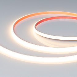 Светодиодная лента герметичная COB-PSW-X480-8mm 24V Warm3000 (6 W/m, IP67, TWP100, 5m) (Arlight, CRI>90)