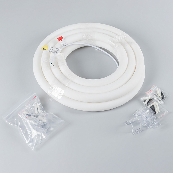 Светодиодная лента герметичная MOONLIGHT-TOP-A336-D25mm 24V Warm2300 360deg (14.4 W/m, IP65, 2835, 5m, wire x1) (Arlight, Вывод прямой, 3 года)